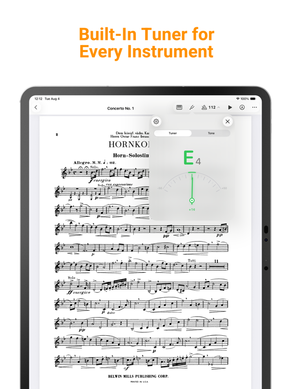 Music Folder: Sheet Music PDF iPad screenshot