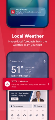 WTOL 11: Toledo's News Leader iPhone screenshot