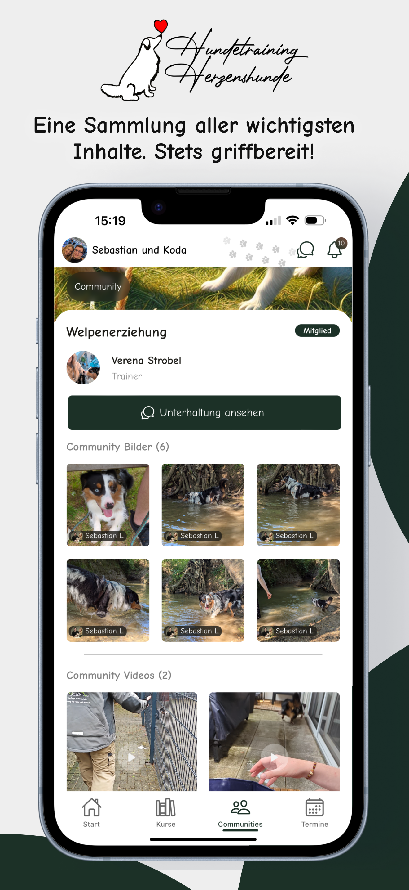 Hundetraining Herzenshunde
