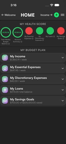 WKLY: Weekly Budget screenshot 1