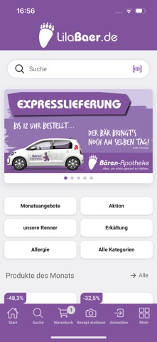 LilaBaer.de screenshot