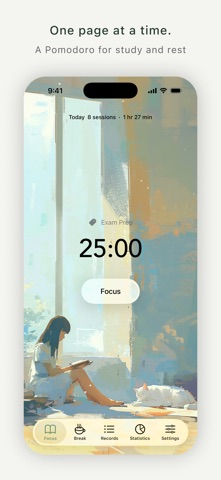 Tomato Daily: Pomodoro Timer iPhone screenshot