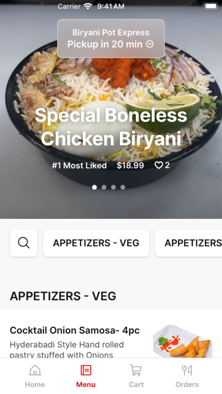 Screenshot 2 of Biryani Pot Irvine App