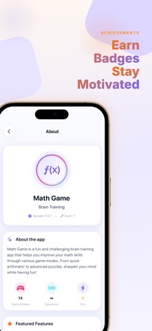 MathUp: Math Brain Games iPhone screenshot