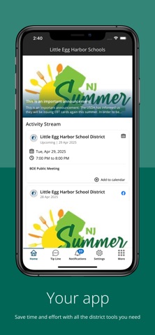 Little Egg Harbor Schools app screenshot
