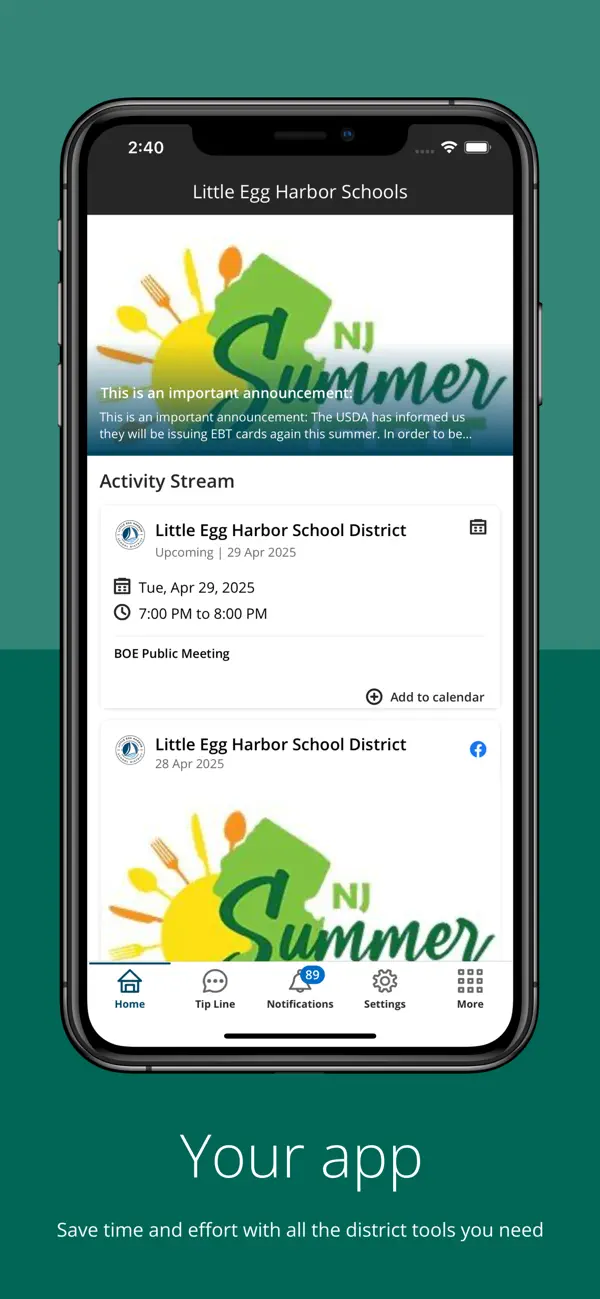 Screenshot #1 pour Little Egg Harbor Schools