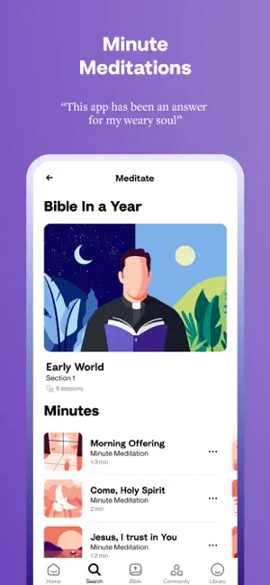 Hallow: Prayer & Meditation iPhone screenshot 6