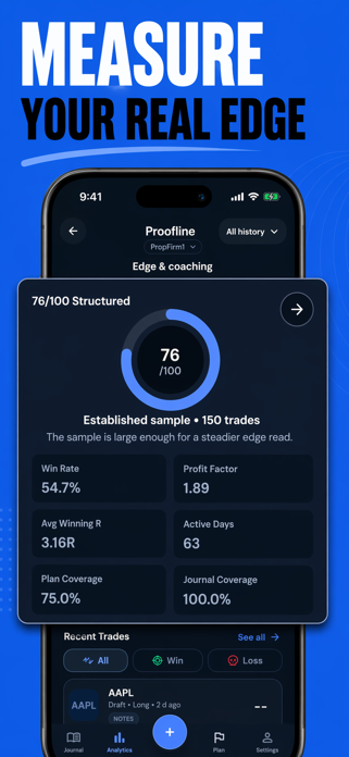 Proofline: Trade Journal Screenshot 6 of 10