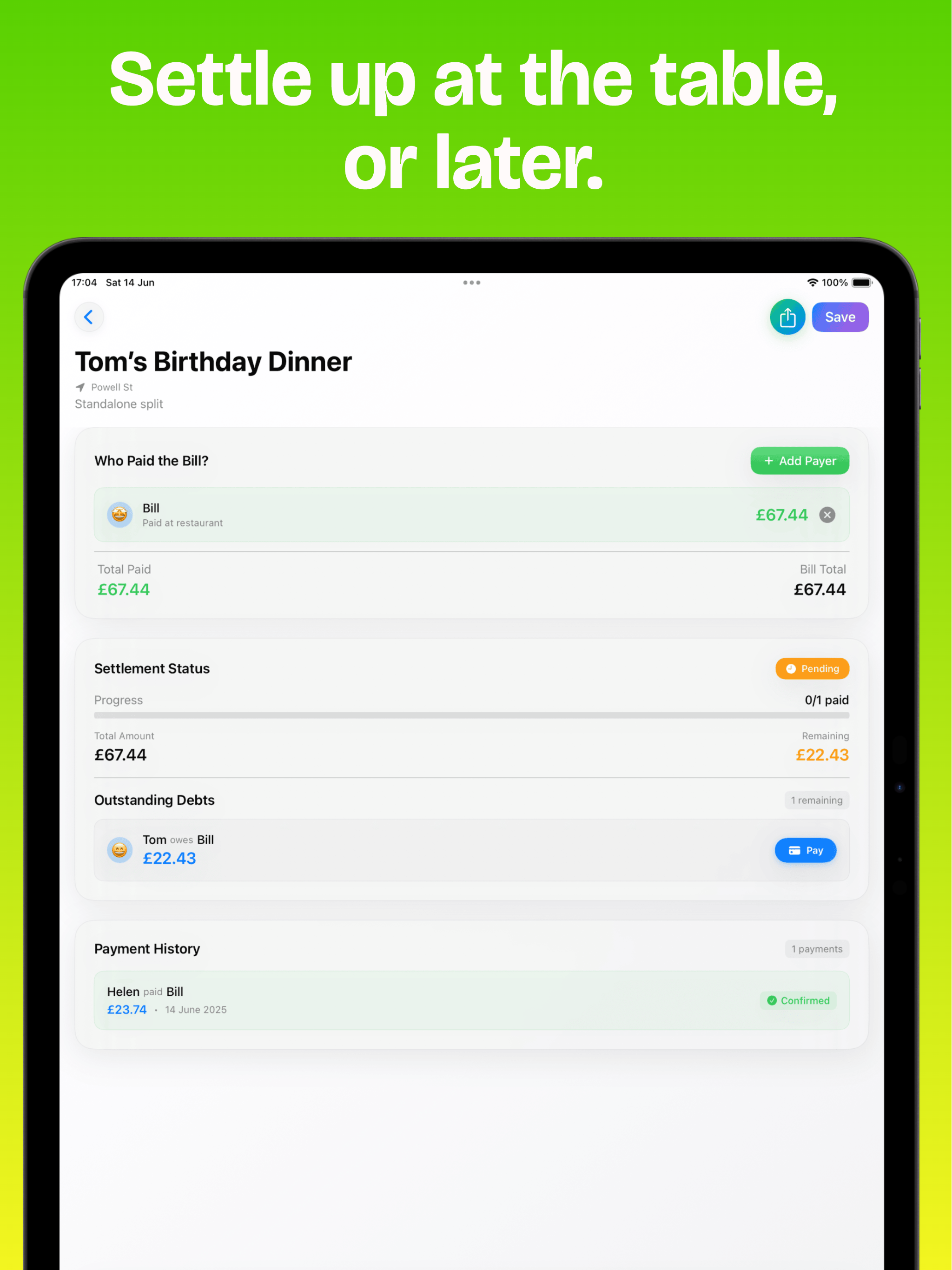 Splittable: AI Bill Split Scan screenshot 14