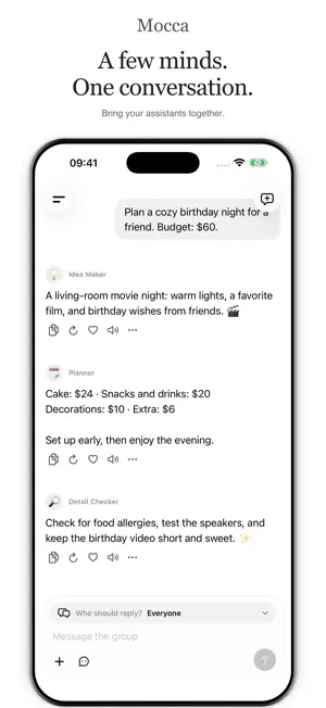 Mocca – AI Chat screenshot 2