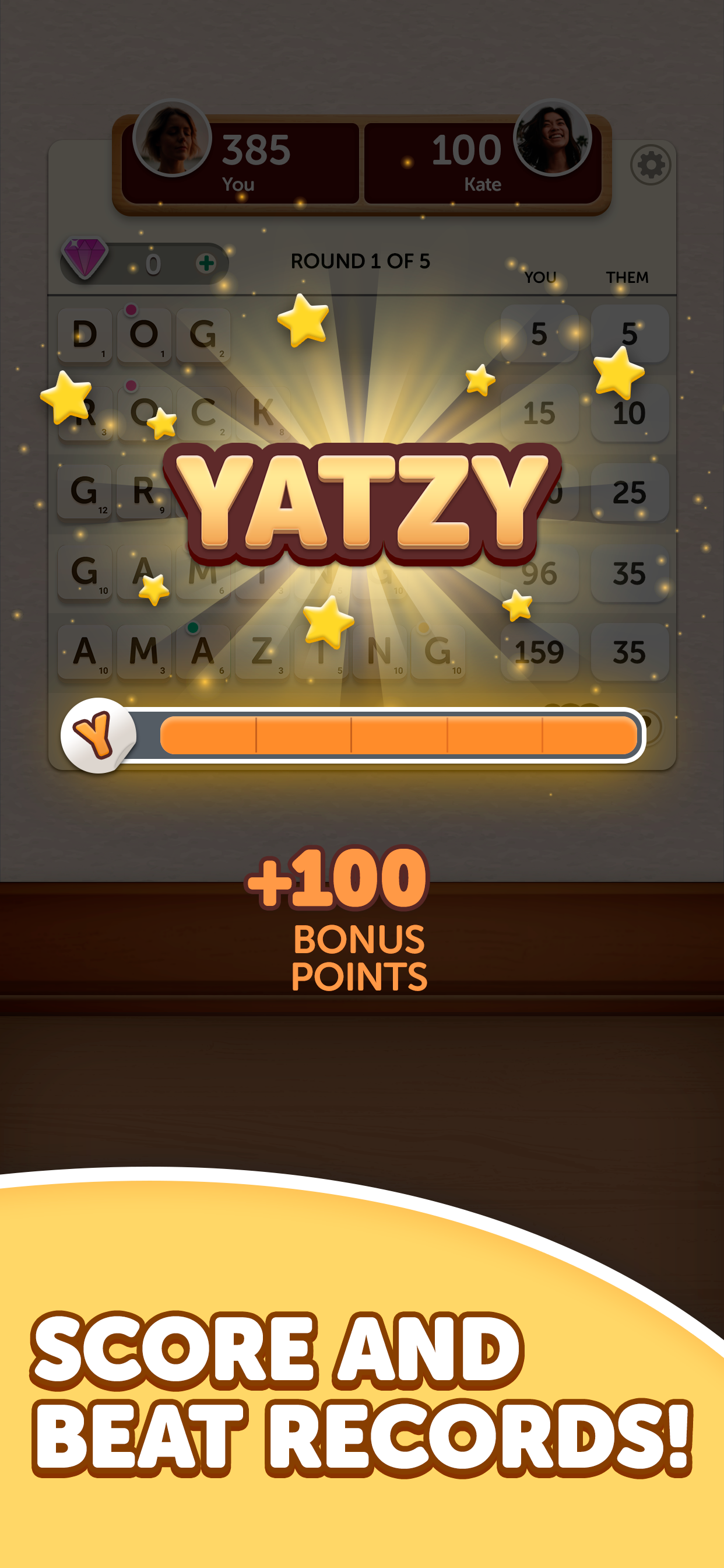 Word Yatzy - Fun Word Puzzler screenshot 3