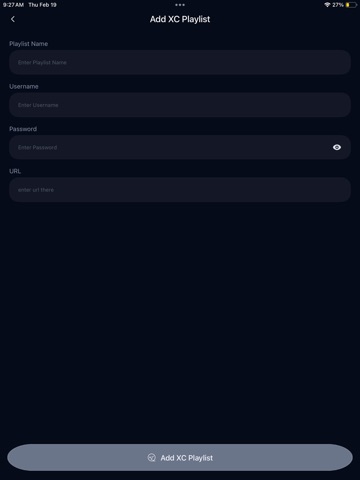 IPTV Smart Player: Streamflow iPad screenshot