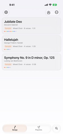 Audire - MIDI Player for Choir Screenshot 1 of 9