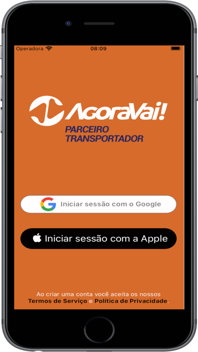 Screenshot 2 of AgoraVai! Transportador App