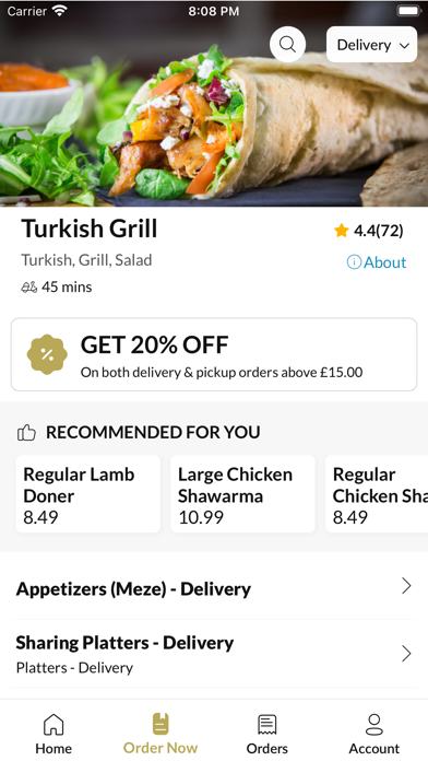 Turkish Grill Birmingham Screenshot