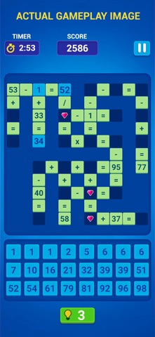 Cross Puzzle: Math Fun Game screenshot