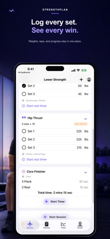 StrengthPlan: Workout Tracker Screenshot 2 of 7