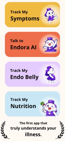 Endora: Cycle & Endo Tracking Screenshot 1 of 8