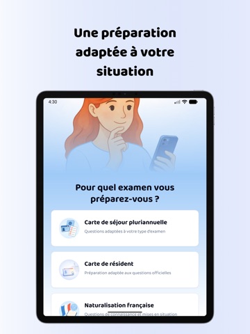 Examen Civique 2026 iPad screenshot 3