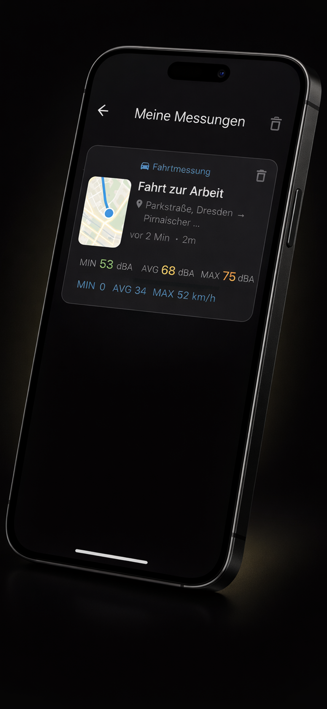 dB Ride – Noise Meter with GPS