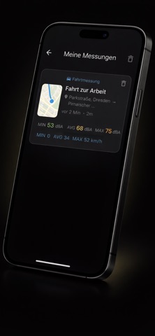 dB Ride – Noise Meter with GPS iPhone screenshot