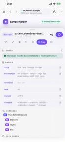 DOM Lens: Web Inspector screenshot