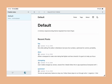 Abox Note · Markdown Notes iPad screenshot