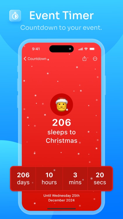 Countdown Widget: Holidays