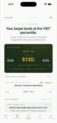 Vetted: Career Intelligence Screenshot 4 of 6