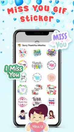 Sorry & Thank You & Miss You iPhone image 3