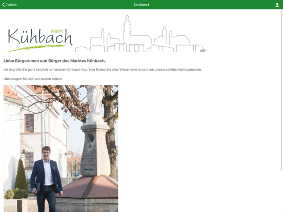 Markt Kühbach iPad screenshot