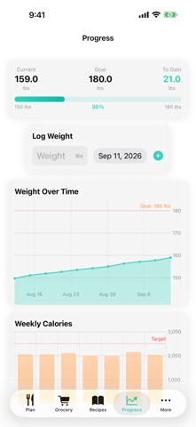 ProteinFuel: Weight Gain Meals Screenshot 8 of 10