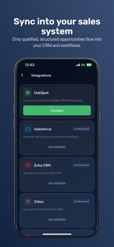 Conexa: Event Lead Capture iPhone screenshot