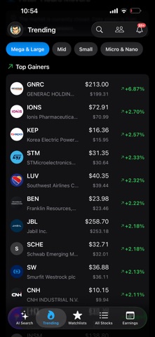 FlashTrades AI iPhone screenshot