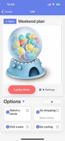 IdeaIottery screenshot
