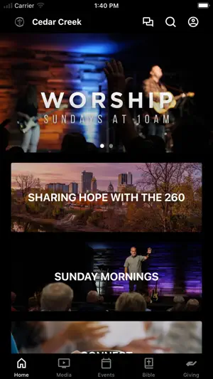 Cedar Creek Church IN screenshot 1