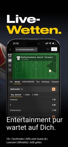bwin – Sportwetten App iPhone screenshot 5