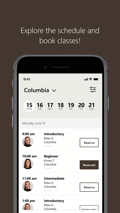 REform Pilates Como iPhone screenshot 3 - Health & Fitness app