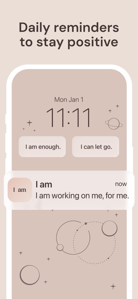 I am - Daily Affirmations - Timely Positive Nudges