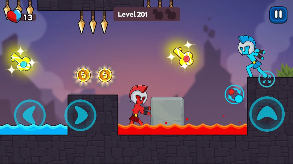 #3. Stick Red and Blue 3 (iOS) 게시자: Ta Van Truong