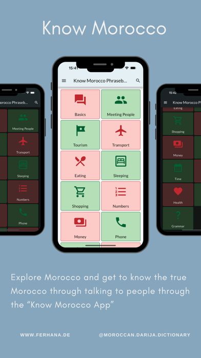 Know Morocco Travel Phrases Screenshot