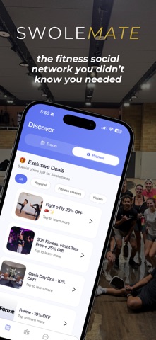 Swolemate: Workout & Hangout Screenshot 2 of 5