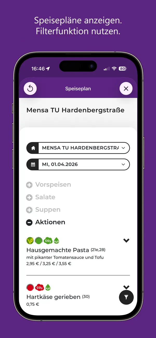 Screenshot #2 pour studierendenWERK BERLIN