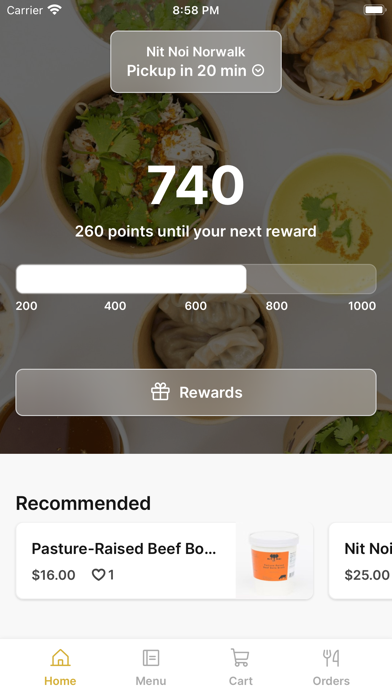 Nit Noi CT iPhone screenshot 1 - Food & Drink app