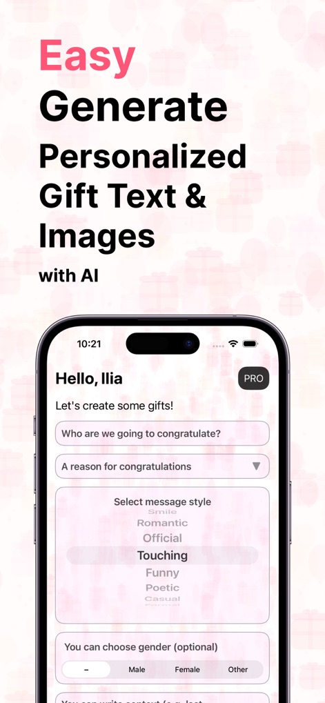 Gift Text - Create your own - Entertainment App | MWM