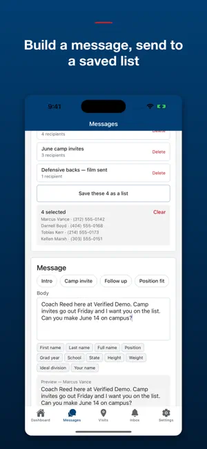Verified Athletics screenshot 2