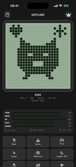 Dotling: Retro Virtual Pet screenshot 1