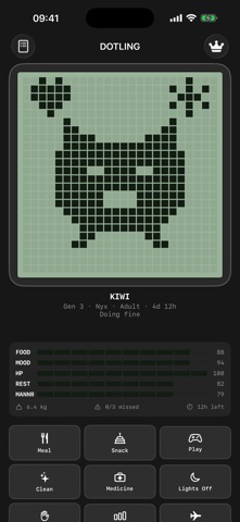 Dotling: Retro Virtual Pet screenshot 1