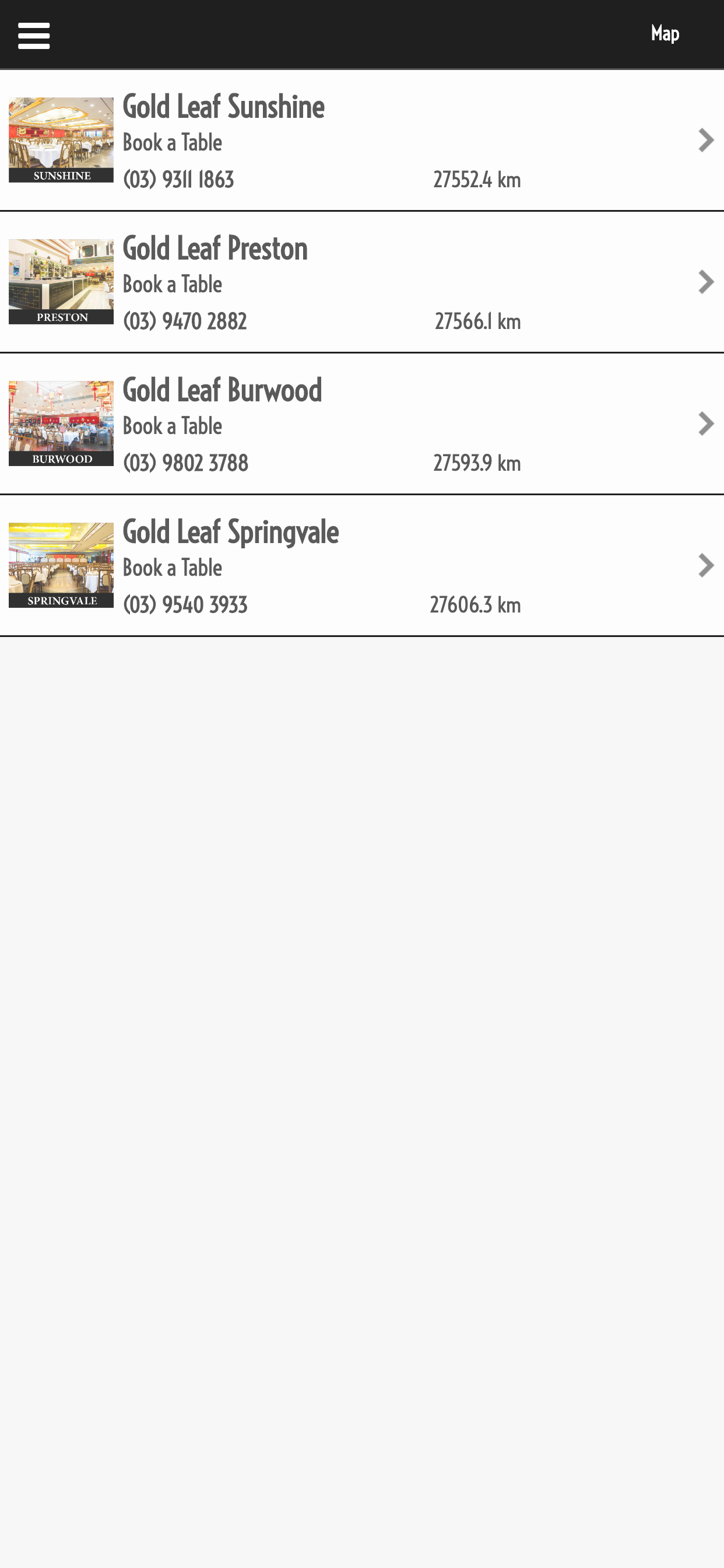 Gold Leaf Restaurant Group screenshot 3