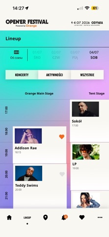 Open’er ‘26 screenshot